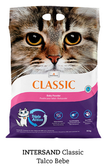 Arena Aglomerante Para Gato Intersan Classic Bebe Mimapets