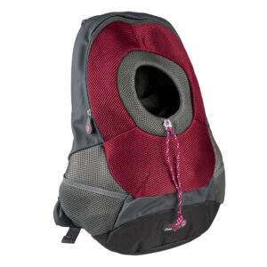 Mochila para perro o gato Burdeos