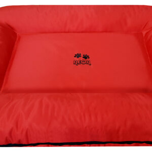 Cojin impermeable rojo perro